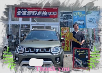 M様　中古車ｲｸﾞﾆｽご納車おめでとうございます！